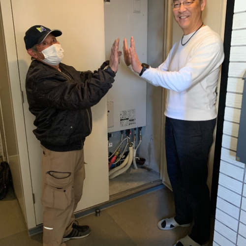 長府エコキュートEHP-3135GPXH-Sから三菱エコキュートSRT-S377U｜エコキュート交換工事｜東京都足立区西新井｜マンション｜ファーストレジデンス西新井