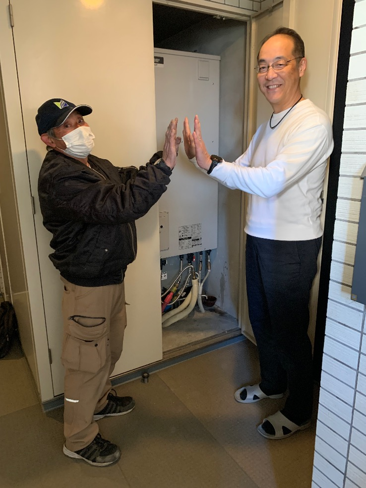 長府エコキュートEHP-3135GPXH-Sから三菱エコキュートSRT-S377U｜エコキュート交換工事｜東京都足立区西新井｜マンション｜ファーストレジデンス西新井