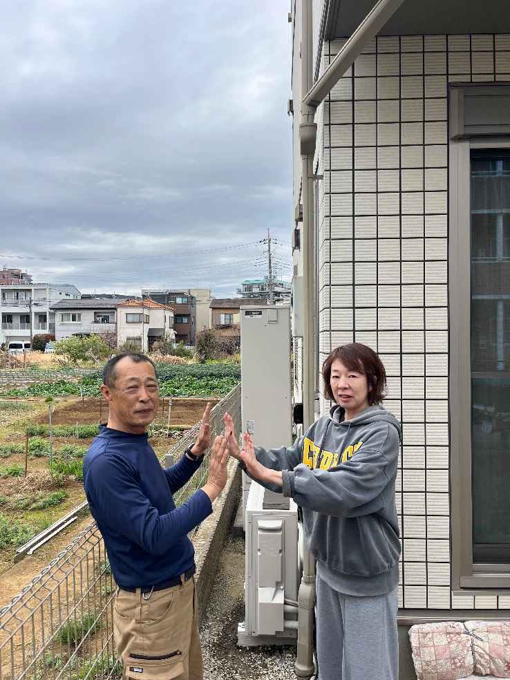 セキスイエコキュートCTU-37WM2-Cから三菱エコキュートSRT-S377UZ|エコキュート交換工事|神奈川県川崎市高津区|