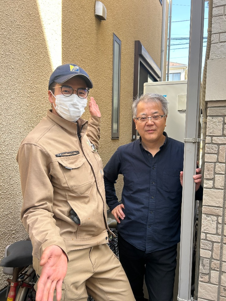 ダイキンエコキュートTU37HFTVからダイキンエコキュートEQA37ZFTV|エコキュート交換工事|さいたま市北区奈良町