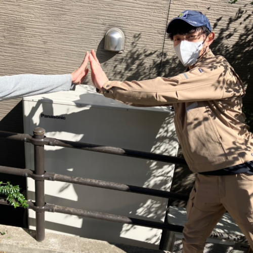 パナソニックエコキュートHE-W37BQからパナソニックエコキュートHE-H37LQS｜エコキュート交換工事｜東京都豊島区巣鴨｜