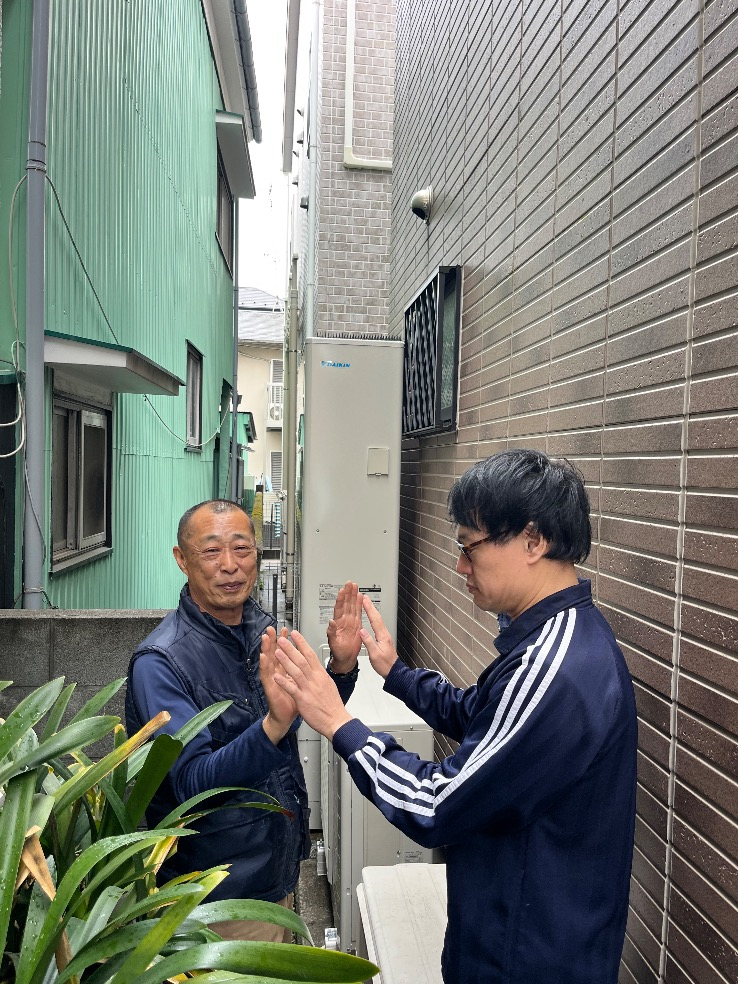 ハウステックエコキュートHHP-T371WATからダイキンエコキュートEQA46ZFTV｜エコキュート交換工事｜神奈川県横浜市鶴見区下末吉｜