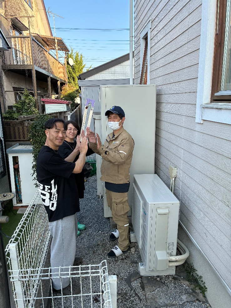 コロナエコキュートCTU-HX371DA10からダイキンエコキュートEQX37ZFV｜エコキュート交換工事｜埼玉県さいたま市北区日進町｜