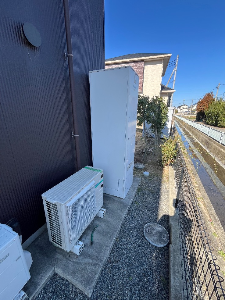 パナソニックエコキュートHE-S46GQCから三菱エコキュートSRT-S467U｜エコキュート交換工事｜群馬県高崎市南大類町