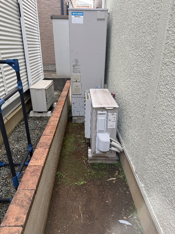三菱エコキュートSRT-HPT37W4から三菱エコキュートSRT-S377|エコキュート交換工事|千葉県船橋市習志野台|