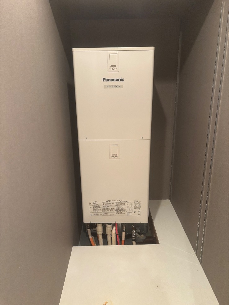 パナソニックエコキュートHE-K37BQMから三菱エコキュートSRT-S376U|エコキュート交換工事|東京都世田谷区等々力|マンション|アライエ等々力