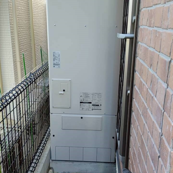 三菱電気温水器SRT-4667WUD-BLから三菱エコキュートSRT-S377｜エコキュート交換工事｜大阪府堺市中区新家町｜