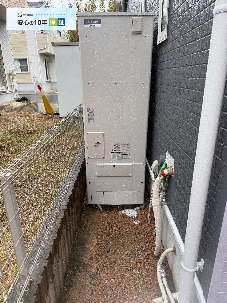 日立エコキュートBHP-TAD46P1から三菱エコキュートSRT-S377｜エコキュート交換工事｜千葉県千葉市緑区誉田町｜