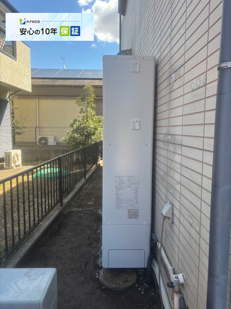 長府エコキュートEHP-3756GPXHTからコロナエコキュートCHP-E372AZ1｜エコキュート交換工事｜千葉県成田市並木町｜