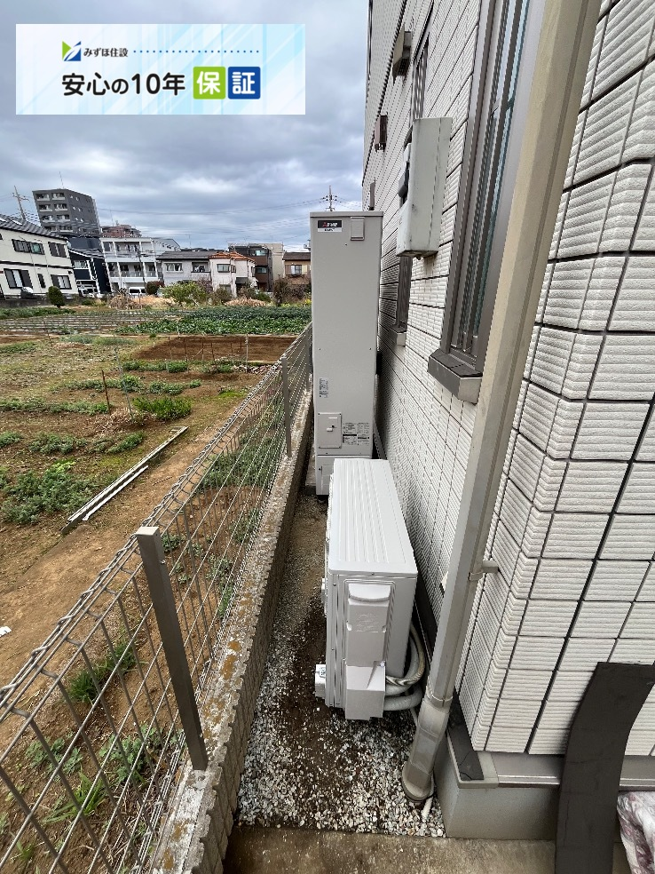 セキスイエコキュートCTU-37WM2-Cから三菱エコキュートSRT-S377UZ|エコキュート交換工事|神奈川県川崎市高津区|