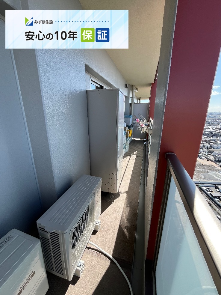 パナソニックエコキュートHE-30C3Qから三菱エコキュートSRT-W306D-2｜エコキュート交換工事｜埼玉県さいたま市南区沼影｜マンション｜プラウドタワー武蔵浦和ガーデン