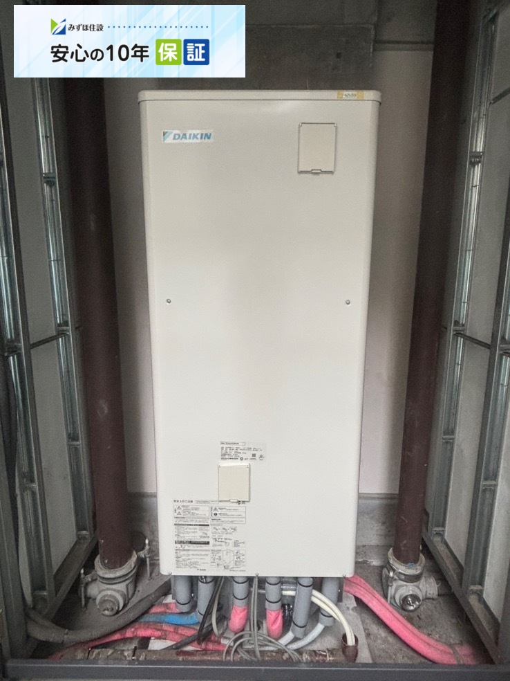 ダイキンエコキュートTU37GFVからダイキンエコキュートEQX37ZFVE｜エコキュート交換工事｜東京都中央区勝どき｜マンション｜ザ・トウキョウタワーズシータワー