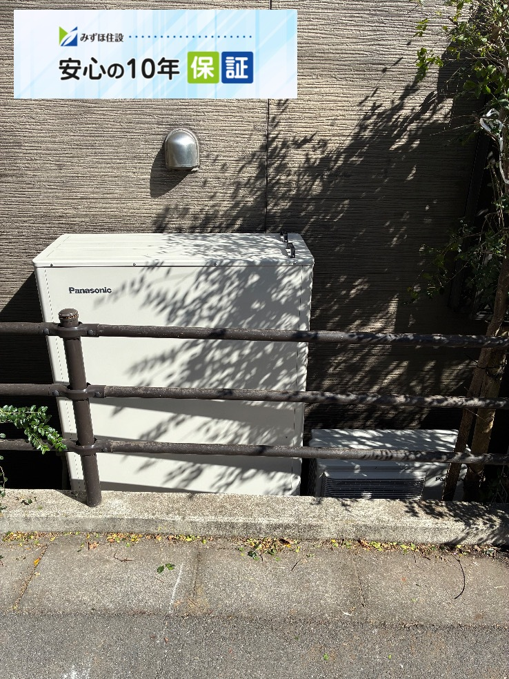 パナソニックエコキュートHE-W37BQからパナソニックエコキュートHE-H37LQS｜エコキュート交換工事｜東京都豊島区巣鴨｜