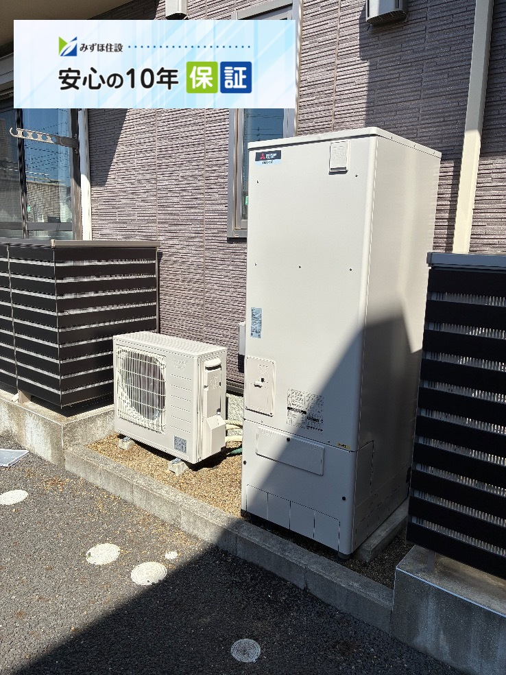 コロナエコキュートCFT-30MK1から三菱エコキュートSRT-S377｜エコキュート交換工事｜千葉県八千代市村上南｜マンション｜コリナベルデ
