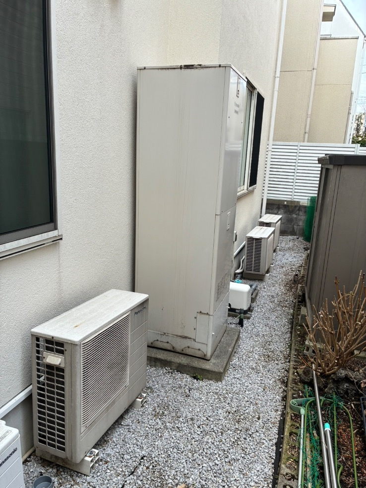 パナソニックエコキュートHE-KU46BQSからパナソニックエコキュートHE-SU46LQS｜エコキュート交換工事｜東京都世田谷区代田｜