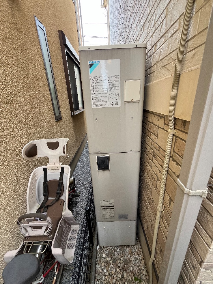 ダイキンエコキュートTU37HFTVからダイキンエコキュートEQA37ZFTV|エコキュート交換工事|さいたま市北区奈良町