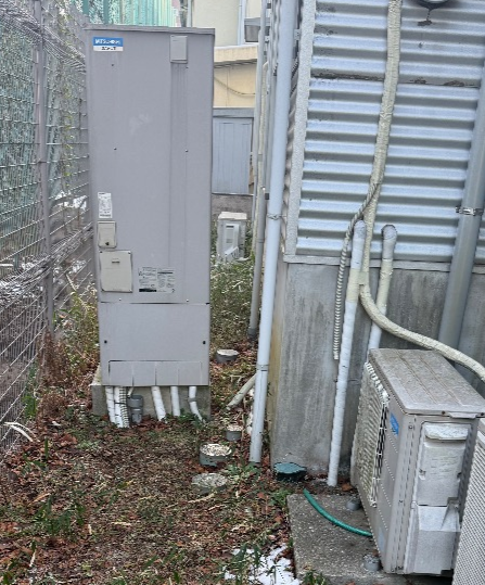 三菱エコキュートSRT-HPT37W6からダイキンエコキュートEQX46ZFV｜エコキュート交換工事｜東京都世田谷区上用賀
