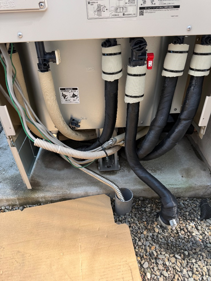 コロナエコキュートCTU-371D1A9から三菱エコキュートSRT-S377|エコキュート交換工事|神奈川県横浜市港北区綱島西|