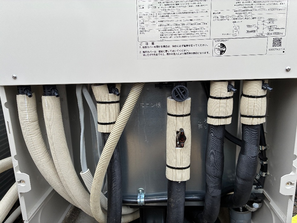 パナソニックエコキュートHE-K37BQから日立エコキュートBHP-FG37XU｜エコキュート交換工事｜埼玉県上尾市原市｜