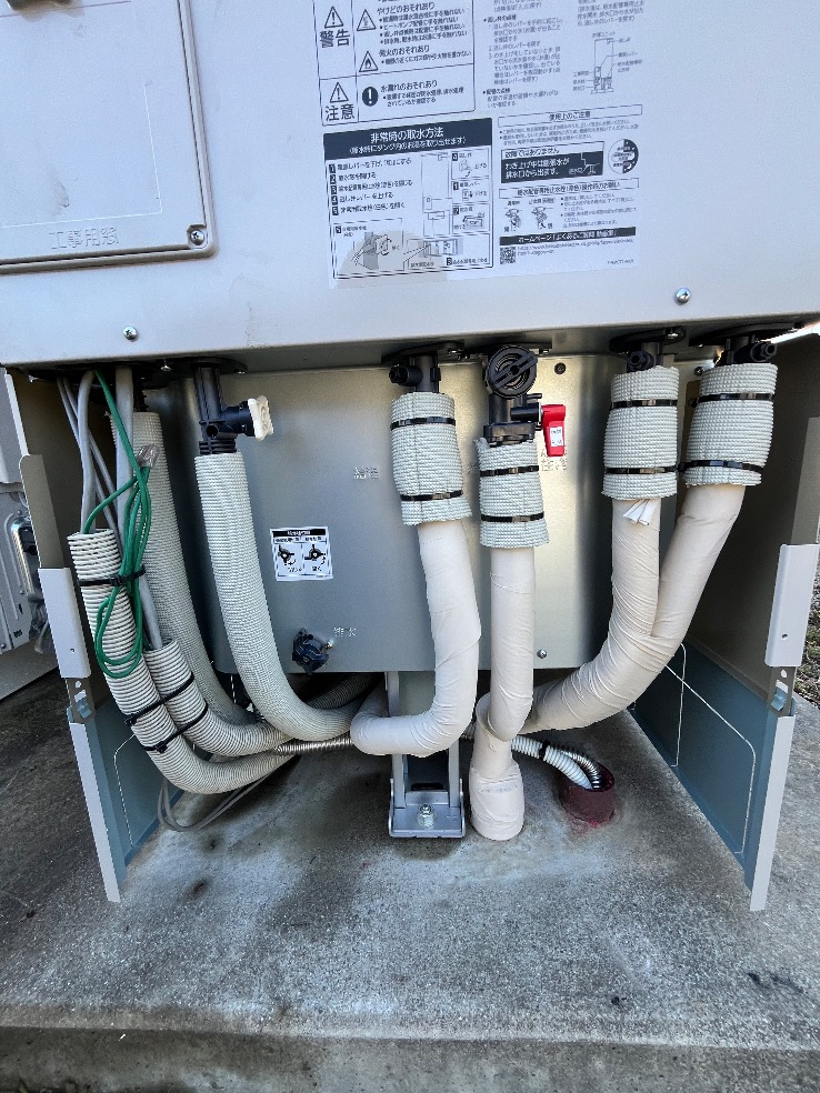 パナソニックエコキュートHE-S46GQCから三菱エコキュートSRT-S467U｜エコキュート交換工事｜群馬県高崎市南大類町