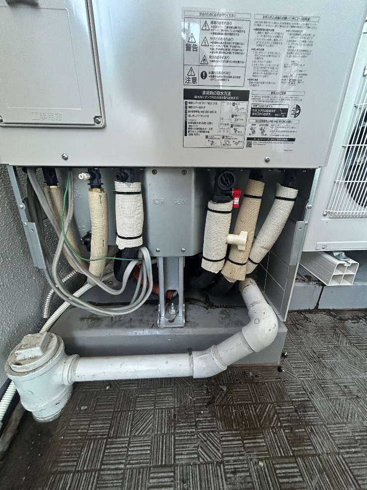 パナソニックエコキュートHE-30C3Qから三菱エコキュートSRT-W306D-2|エコキュート交換工事|群馬県太田市新島町|マンション|シーズガーデン太田