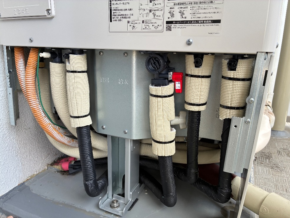 三菱エコキュートSRT-HPT30WD2-Eから三菱エコキュートSRT-W306D-2｜エコキュート交換工事｜埼玉県川口市末広｜マンション｜レーベンスクエア川口シルフィア