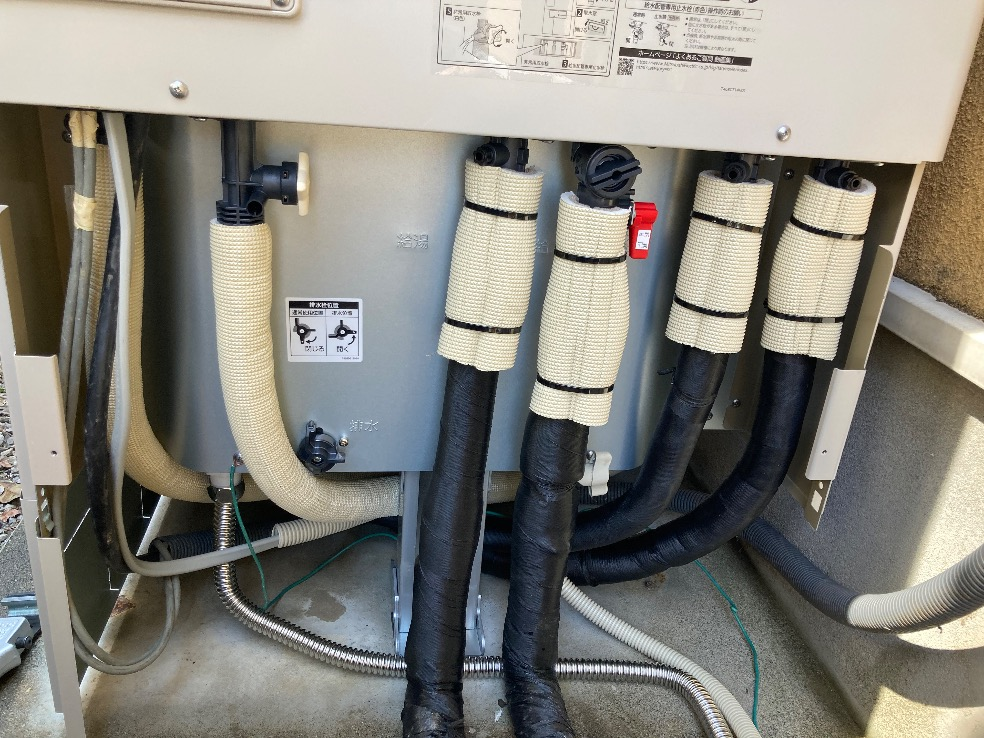パナソニックエコキュートHE-37K2Sから三菱エコキュートSRT-S377U｜エコキュート交換工事｜神奈川県川崎市麻生区万福寺｜