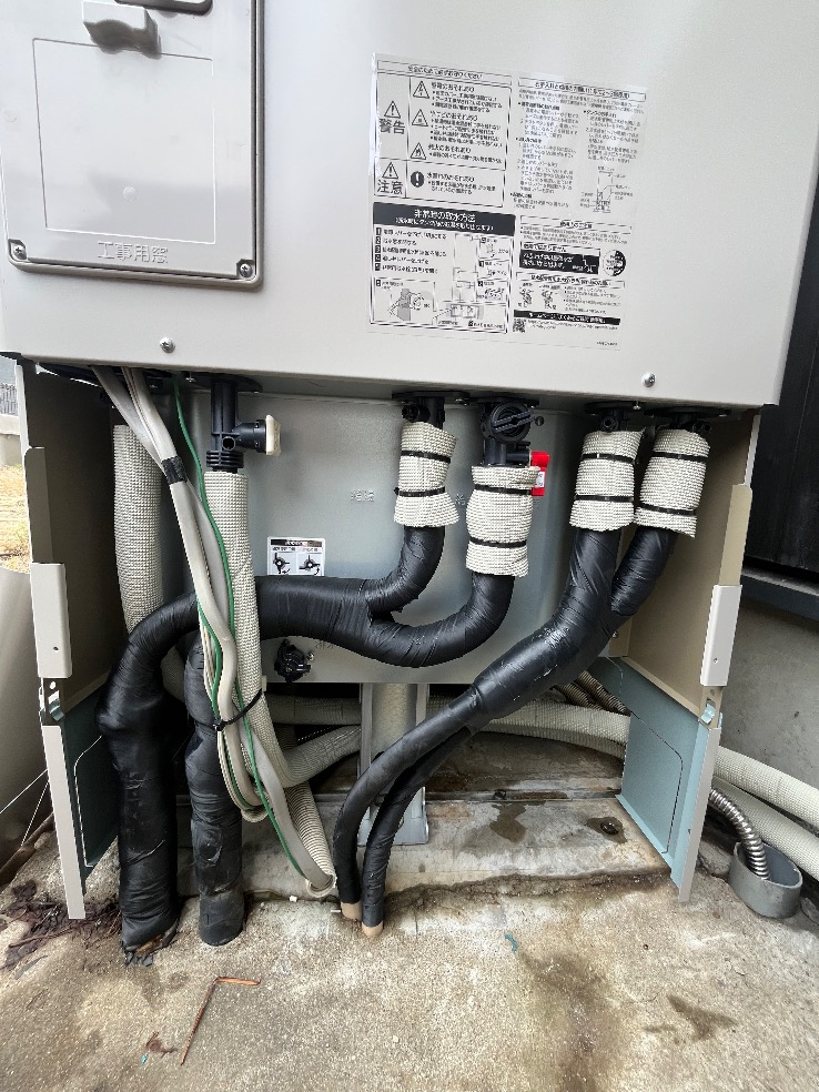 コロナエコキュートCTU-371D1A9から三菱エコキュートSRT-S377｜エコキュート交換工事｜茨城県守谷市本町｜ 