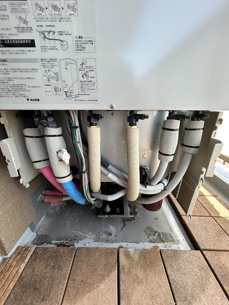 ダイキンエコキュートTU37KFVからダイキンエコキュートEQX37ZFV｜エコキュート交換工事｜東京都東大和市桜が丘｜マンション｜オーベルグランディオ東大和