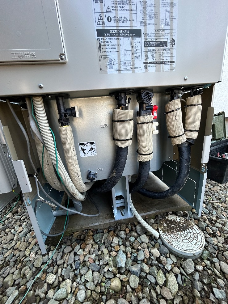 三菱エコキュートSRT-HPT37WDX3から三菱エコキュートSRT-S377U|エコキュート交換工事|栃木県那須塩原市豊浦|