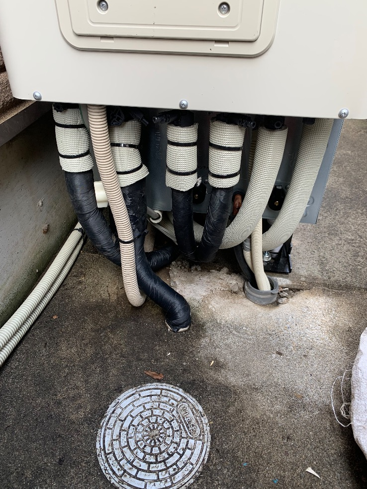 コロナエコキュートCTU-H3026A2からダイキンエコキュートEQA37ZFTV｜エコキュート交換工事｜埼玉県草加市長栄｜