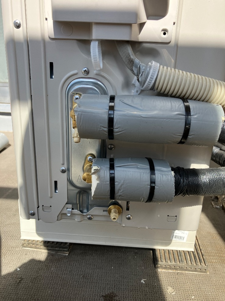 三菱エコキュートSRT-HPT30WD1-Eから三菱エコキュートSRT-W306D-BS2｜エコキュート交換工事｜東京都江東区豊洲｜マンション｜豊洲タワー