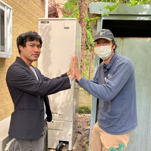 三菱電気温水器SRT-5567WFU-BLから三菱エコキュートSRT-S467U｜エコキュート交換工事｜神奈川県横須賀市追浜東町｜