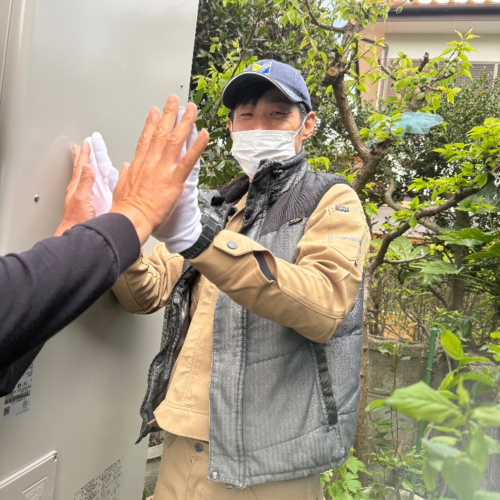 パナソニックエコキュートHE-K46BQから三菱エコキュートSRT-S467｜エコキュート交換工事｜茨城県水戸市堀町｜