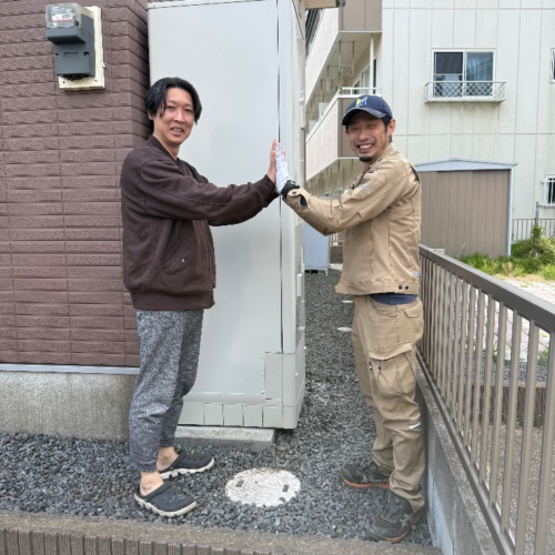 ダイキンエコキュートTUN37MFVからダイキンエコキュートEQX46ZFV｜エコキュート交換工事｜茨城県鹿嶋市大字宮中｜