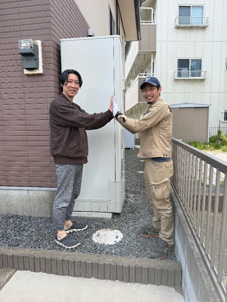 ダイキンエコキュートTUN37MFVからダイキンエコキュートEQX46ZFV｜エコキュート交換工事｜茨城県鹿嶋市大字宮中｜