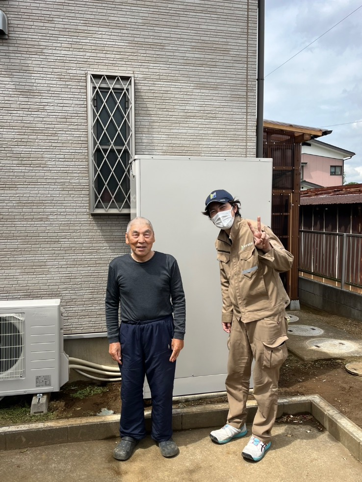 コロナエコキュートCTU-H3726Aから三菱エコキュートSRT-S377UZ｜エコキュート交換工事｜千葉県野田市吉春｜