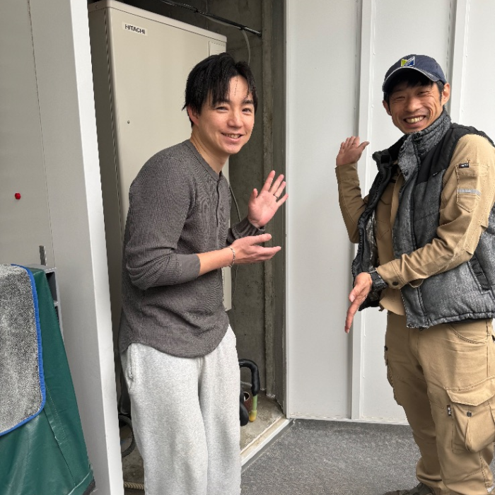 ダイキンエコキュートTU37DFVから日立エコキュートBHP-FG37XU｜エコキュート交換工事｜東京都中野区新井｜マンション｜シティハウス中野