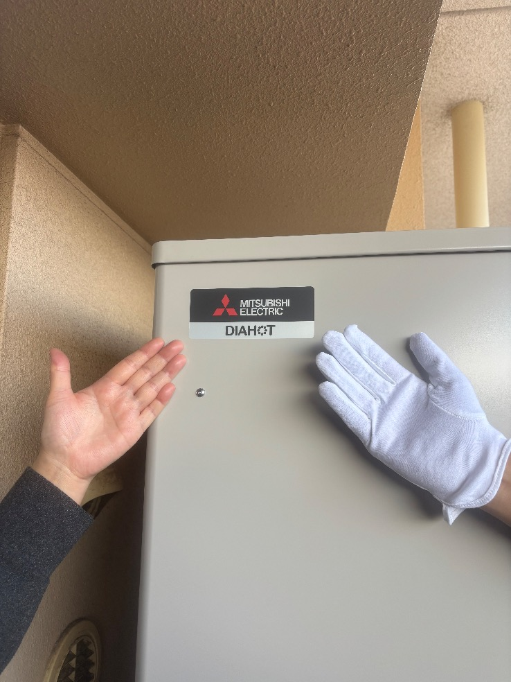 タカラエコキュートEC-3006KU-FANEから三菱エコキュートSRT-W306D-BS2|エコキュート交換工事|神奈川県横浜市金沢区富岡東|マンション|テラス横浜富岡