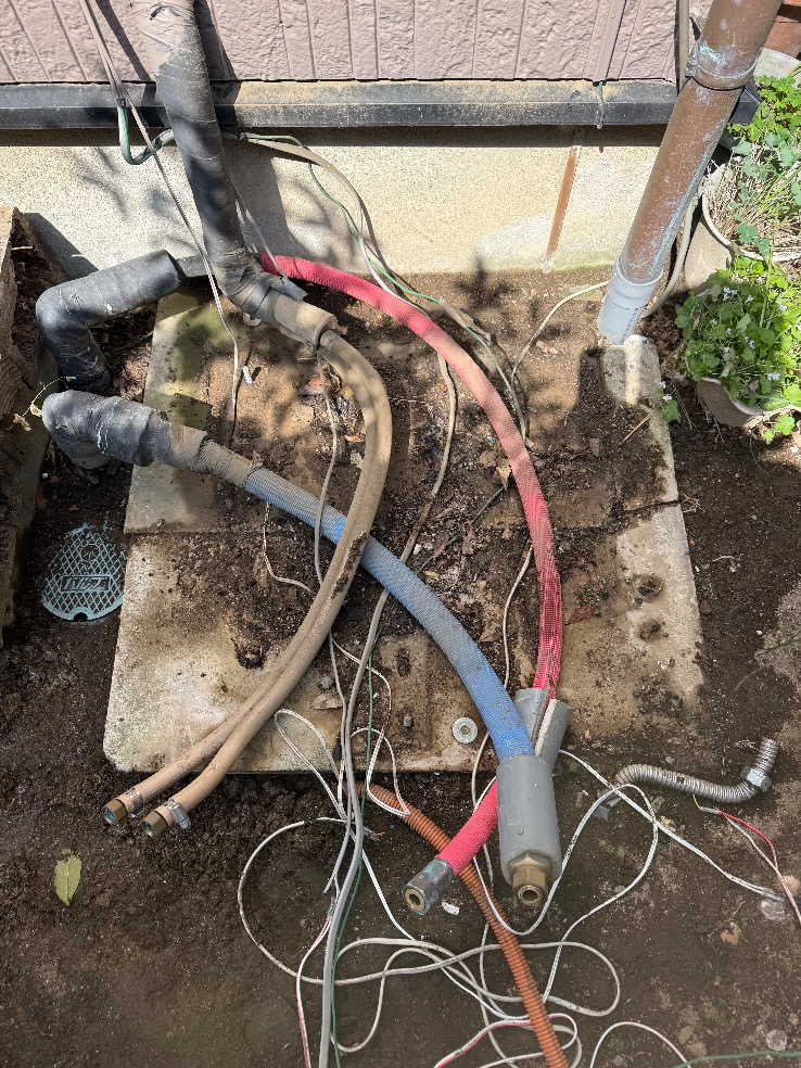 パナソニックエコキュートHE-K46BQから三菱エコキュートSRT-S467｜エコキュート交換工事｜茨城県水戸市堀町｜