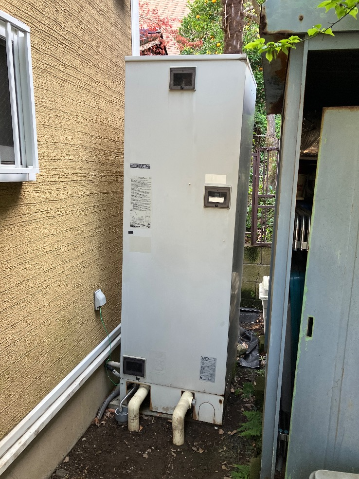 三菱電気温水器SRT-5567WFU-BLから三菱エコキュートSRT-S467U｜エコキュート交換工事｜神奈川県横須賀市追浜東町｜