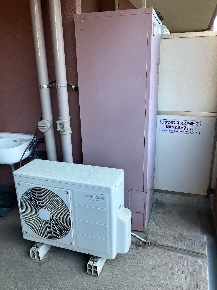 コロナエコキュートCTU-H3014Aから三菱エコキュートSRT-W306D-2｜エコキュート交換工事｜千葉県我孫子市我孫子｜マンション｜グランレジデンス我孫子 