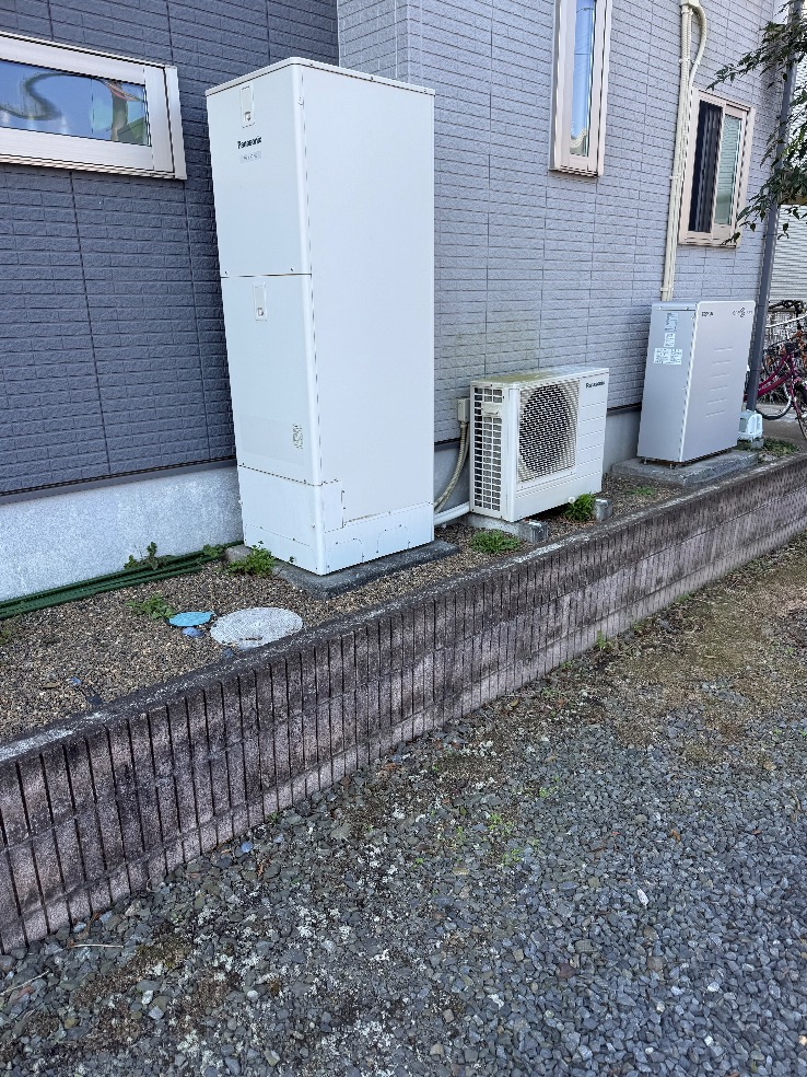 パナソニックエコキュートHE-K37BQから三菱エコキュートSRT-S377｜エコキュート交換工事｜茨城県水戸市中原町｜