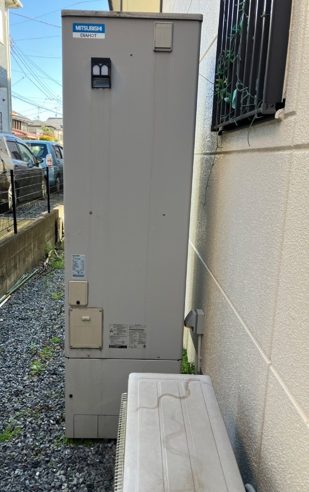 三菱エコキュートSRT-HPT46WX6から三菱エコキュートSRT-S377｜エコキュート交換工事｜埼玉県加須市外川｜