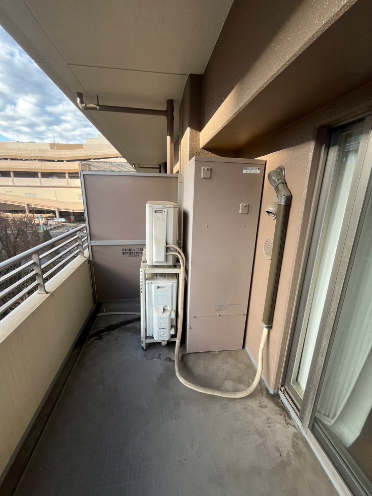 コロナエコキュートCTU-H3014AからコロナエコキュートCHP-S30AY1-12B｜エコキュート交換工事｜東京都足立区中川｜マンション｜ザレジデンス東京イースト