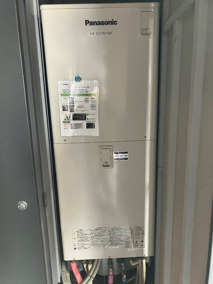 パナソニックエコキュートHE-D37AYMCから三菱エコキュートSRT-W306D-2｜エコキュート交換工事｜埼玉県三郷市中央｜マンション｜ザ・ライオンズ三郷中央