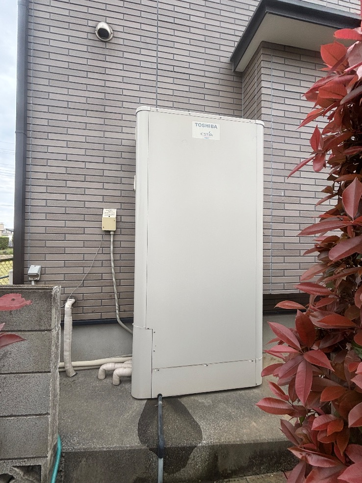 東芝エコキュートHWH-FBH372WCTGからダイキンエコキュートEQA37ZFTV｜エコキュート交換工事｜埼玉県久喜市菖蒲町台｜ 