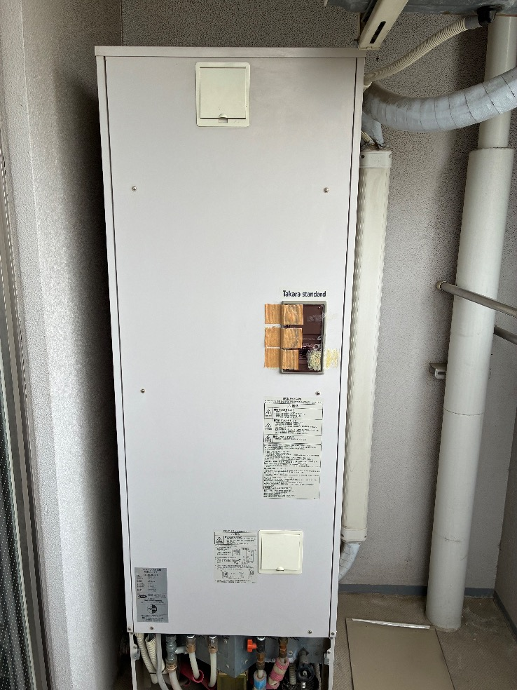 タカラエコキュートEC-3004KU-FAからパナソニックエコキュートHE-S37LQS｜エコキュート交換工事｜埼玉県川口市飯塚｜マンション｜シャインノーブル川口リバーパーク 