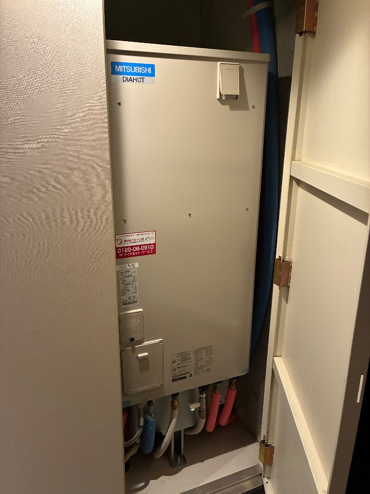 三菱エコキュートSRT-HPT37WUD8から三菱エコキュートSRT-S377U｜エコキュート交換工事｜東京都千代田区二番町｜マンション｜ザ・サンメゾン二番町エルド