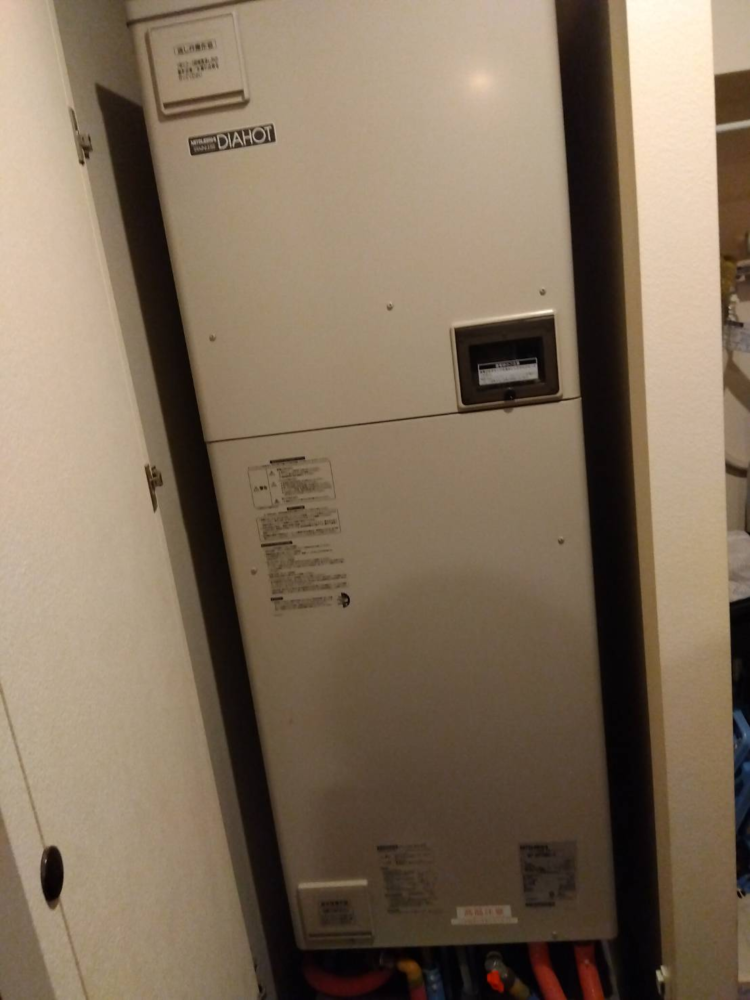 三菱エコキュートSRT-HPT30WD1-Eから三菱エコキュートSRT-W306D-BS2｜エコキュート交換工事｜東京都江東区豊洲｜マンション｜ザ・トヨスタワー